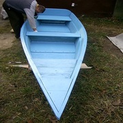 Продается деревянная плоскодонная лодка